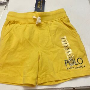 Polo children’s yellow drawing slit pockets 100 %cotton brand new